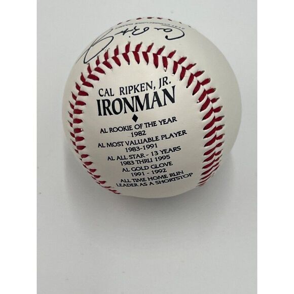 Cal Ripken Jr. Commemorative Baseball Fotoball 2131 Consecutive Games - Picture 3 of 6